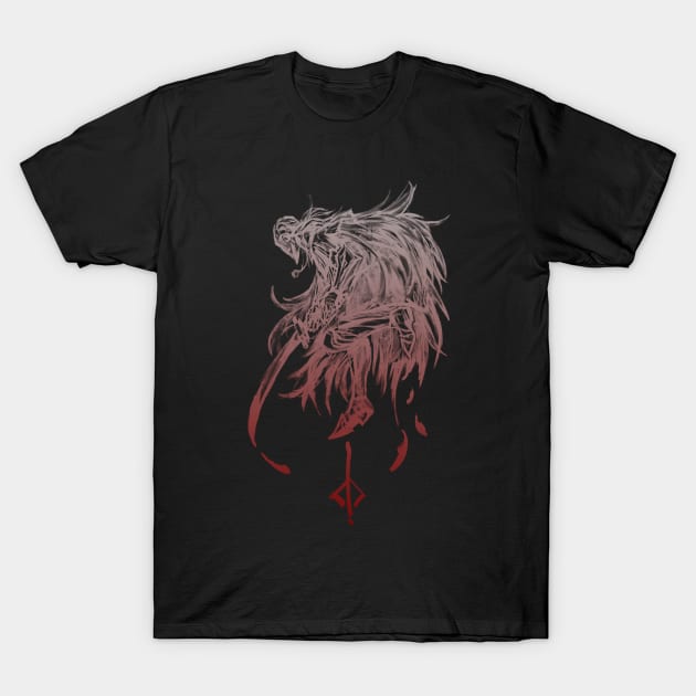 Bloody Crow - Inkborne (dark variant) T-Shirt by Kuyuan